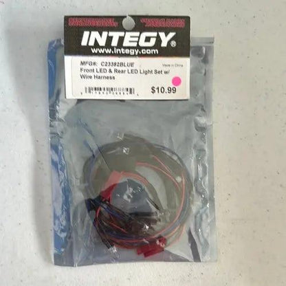 Integy Front LED/Rear LED Blue Light Set w/Wire Harness-DiecastModeler.com