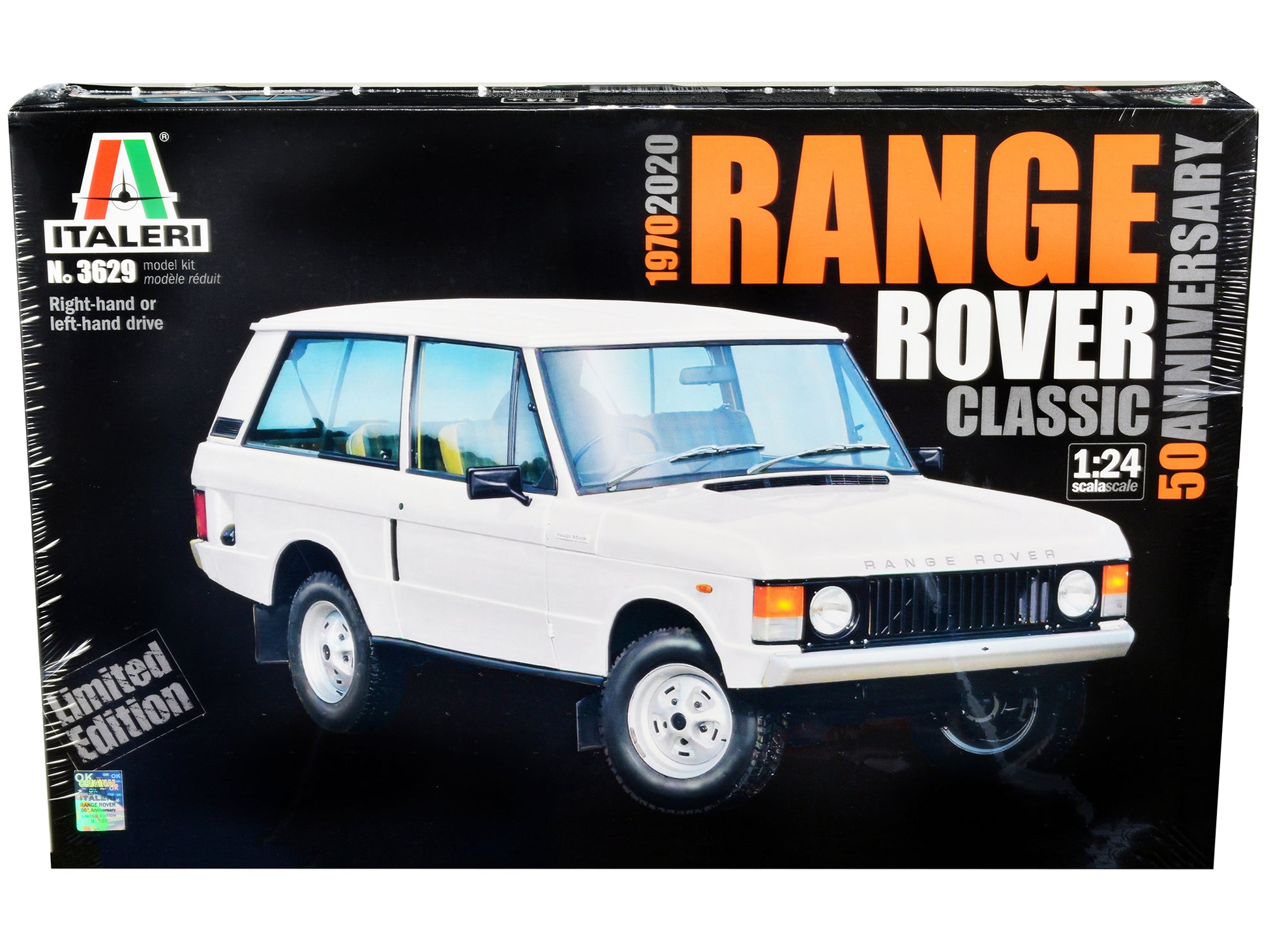Skill 3 Model Kit Land Rover Range Rover Classic 50th Anniversary 1/24 Scale Model by Italeri-DiecastModeler.com