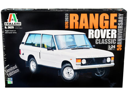 Skill 3 Model Kit Land Rover Range Rover Classic 50th Anniversary 1/24 Scale Model by Italeri-DiecastModeler.com