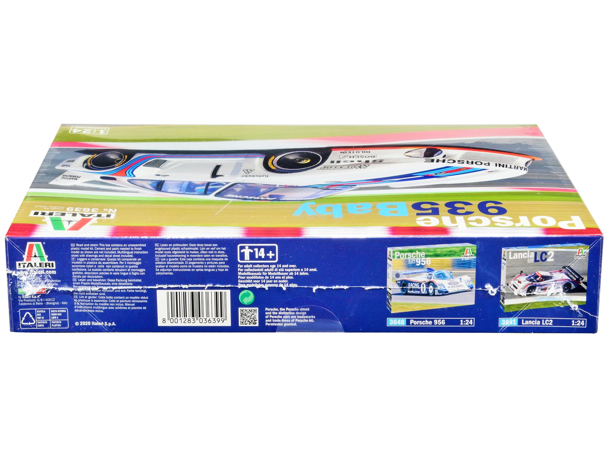 Skill 3 Model Kit Porsche 935 Baby 1/24 Scale Model by Italeri-DiecastModeler.com