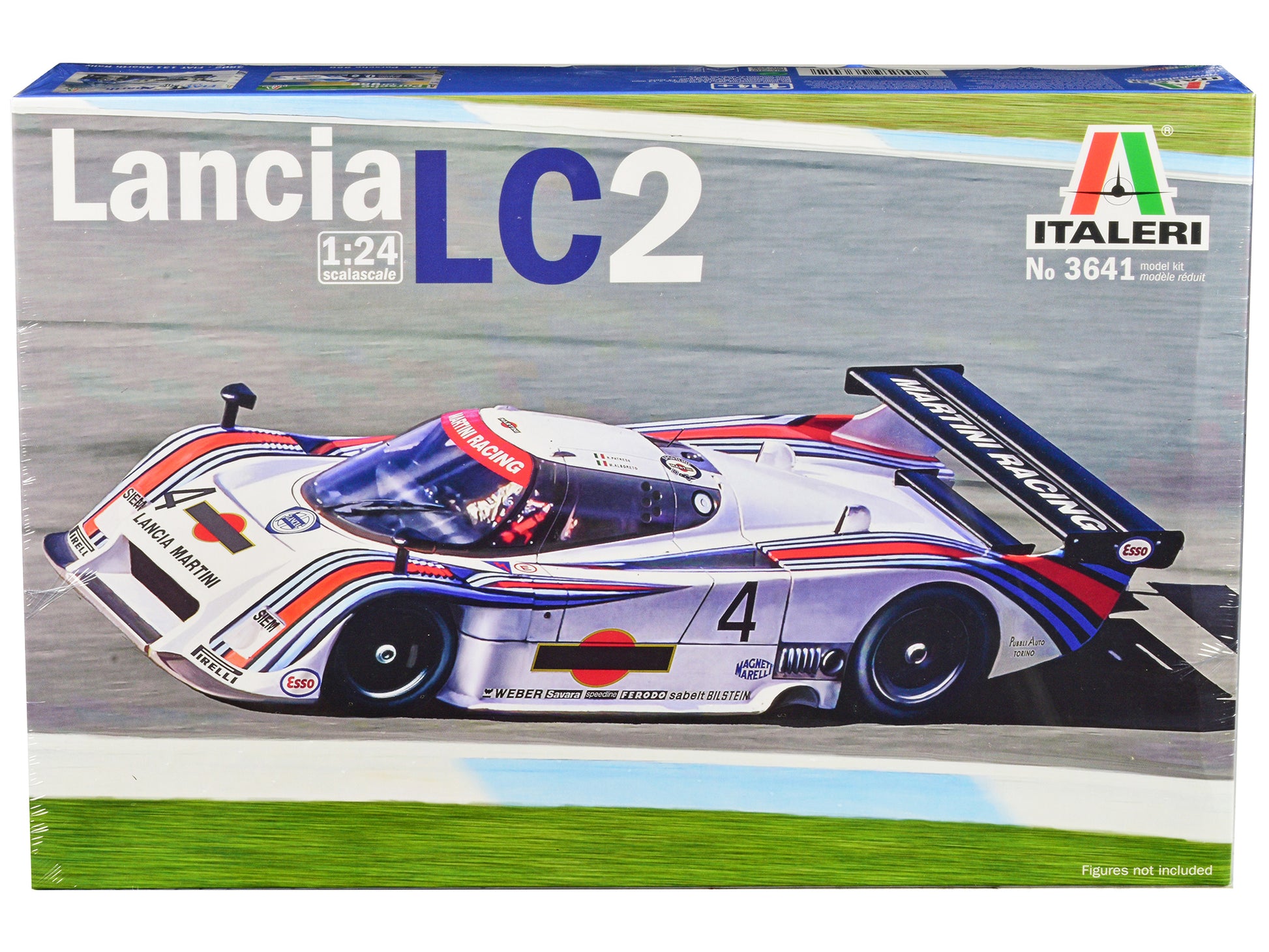Skill 3 Model Kit Lancia LC2 "World Sport Prototype Championship" 1/24 Scale Model by Italeri-DiecastModeler.com