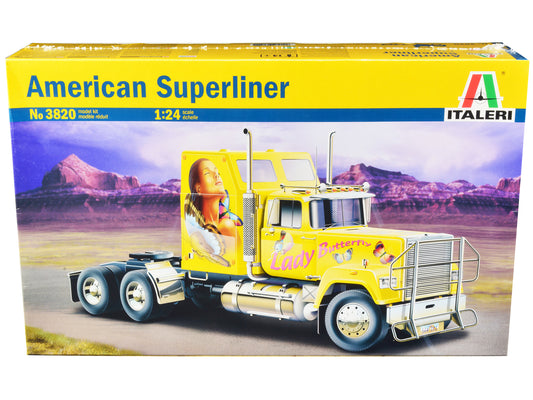 Skill 5 Model Kit American Superliner Truck Tractor "Lady Butterfly" 1/24 Scale Model by Italeri-DiecastModeler.com
