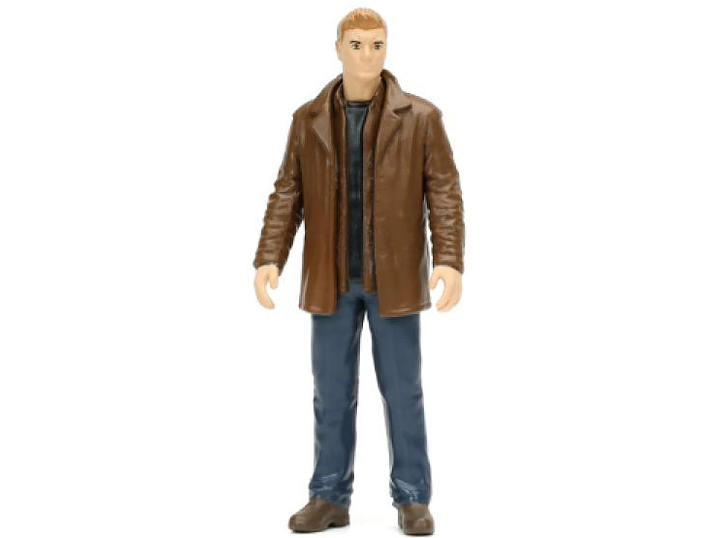 1967 Chevrolet Impala SS Sport Sedan Black and Dean Winchester Diecast Figurine "Supernatural" (2005-2020) TV Series "Hollywood Rides" Series 1/24 Diecast Model Car by Jada