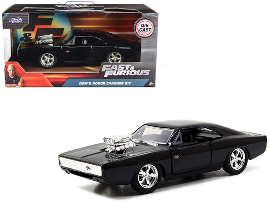 Dom's Dodge Charger R/T Black "Fast & Furious 7" (2015) Movie 1/32 Diecast Model Car by Jada-DiecastModeler.com