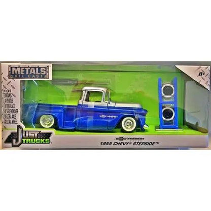 Jada Die Cast Just Trucks 1955 Chevy Stepside Pickup 1/24 B/S-DiecastModeler.com