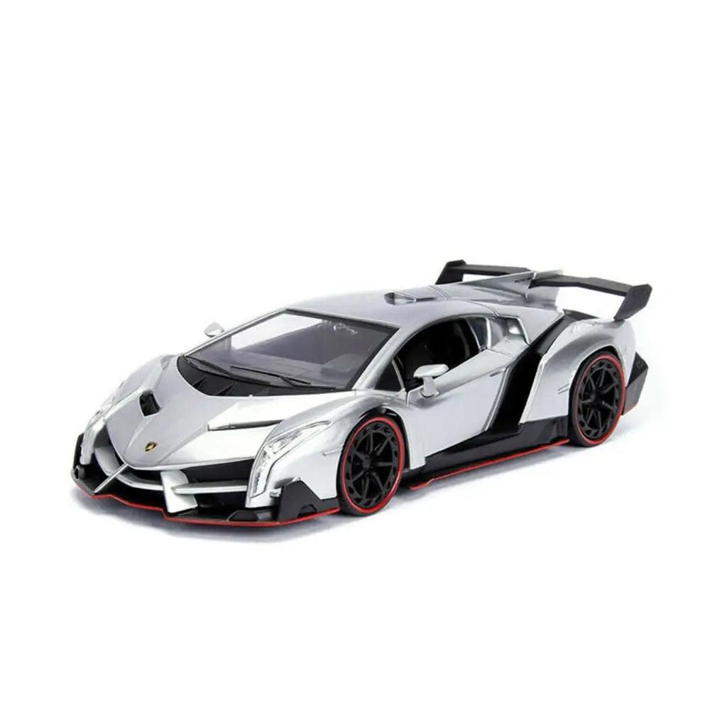 Jada Toys - Metals Die Cast Hyper-Spec Lamborghini Veneno Hardtop -2017 1:32-DiecastModeler.com