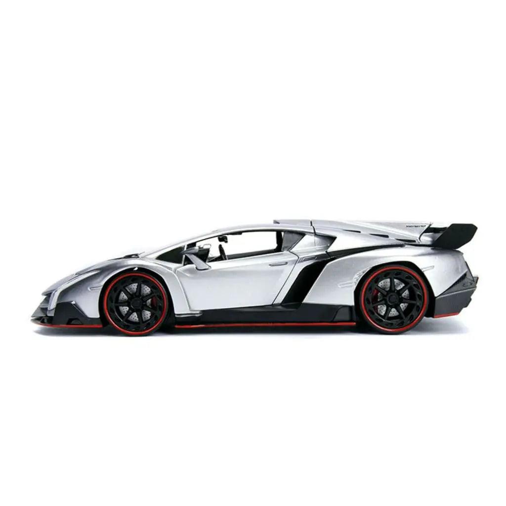 Jada Toys - Metals Die Cast Hyper-Spec Lamborghini Veneno Hardtop -2017 1:32-DiecastModeler.com