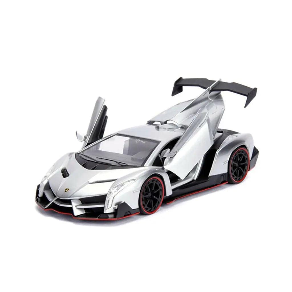 Jada Toys - Metals Die Cast Hyper-Spec Lamborghini Veneno Hardtop -2017 1:32-DiecastModeler.com