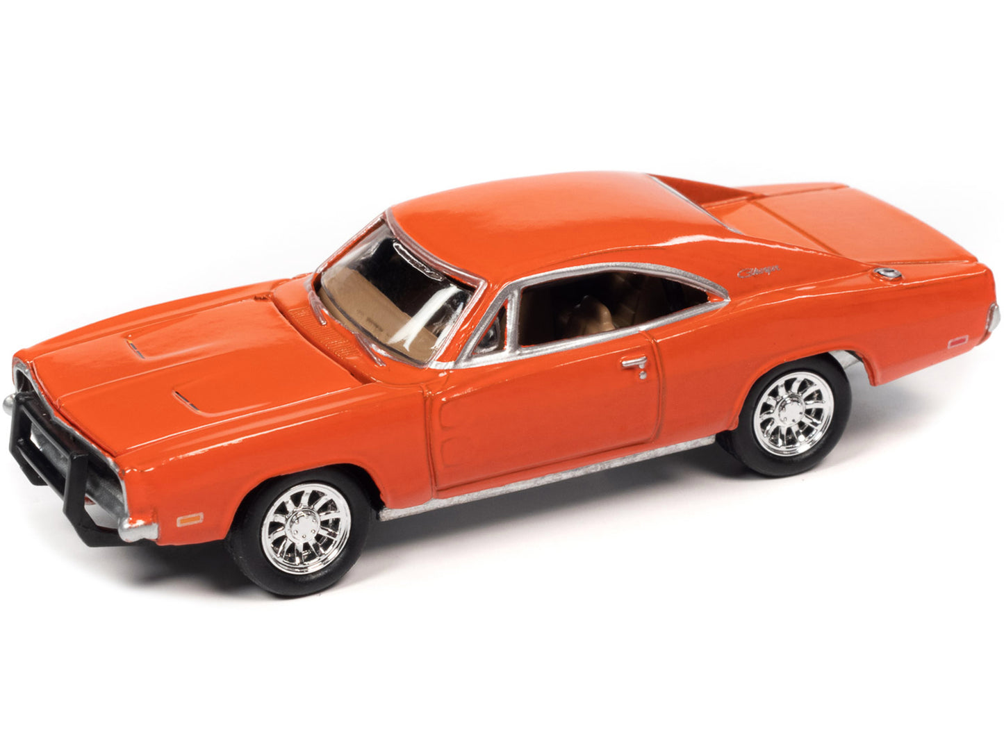 1969 Dodge Charger R/T Orange "Country Charger" 1/64 Diecast Model Car by Johnny Lightning