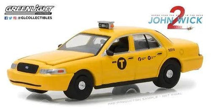 John Wick Chapter 2 Ford Crown Victoria New York City Taxi (2008, 1/64 scale die-DiecastModeler.com
