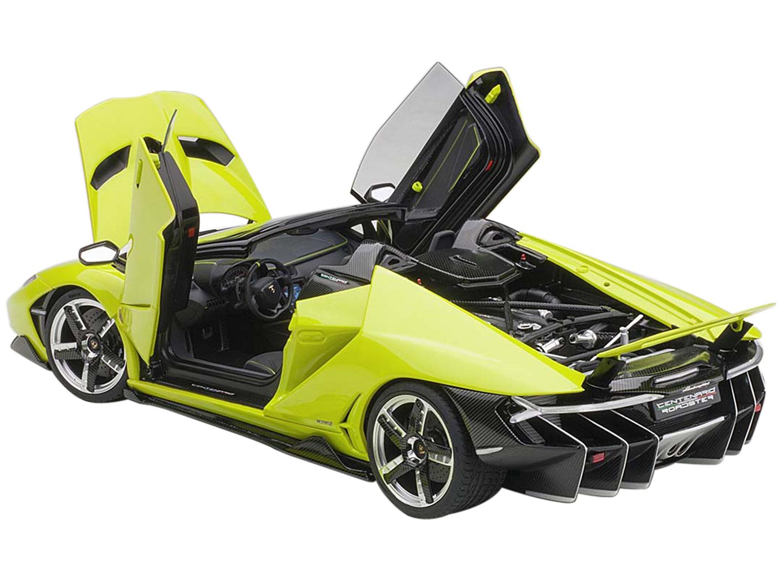 Lamborghini Centenario Roadster Verde Scandal / Solid Light Green 1/18 Model Car by Autoart-DiecastModeler.com