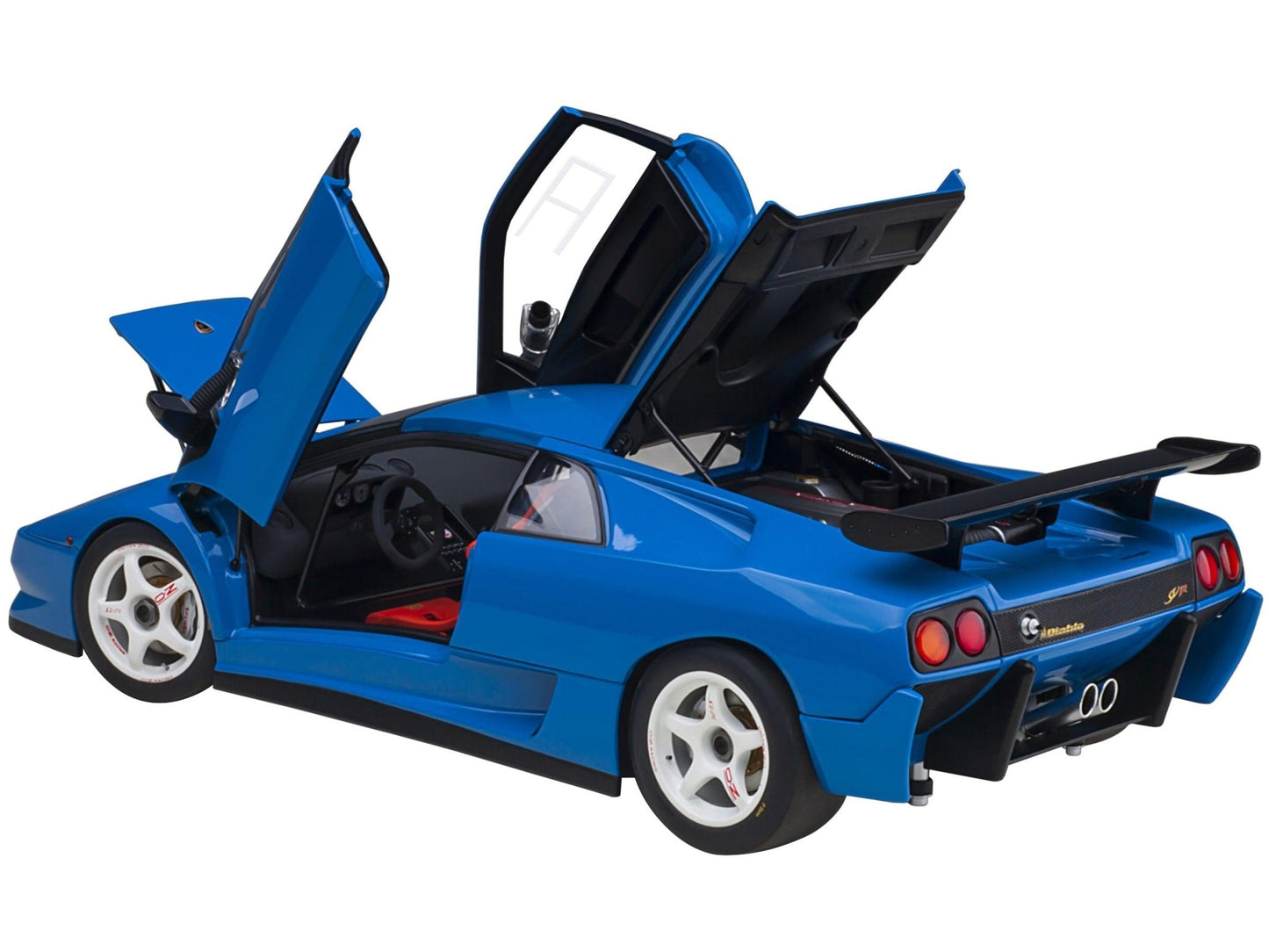 Lamborghini Diablo SV-R Blu Le Mans Blue 1/18 Model Car by Autoart-DiecastModeler.com