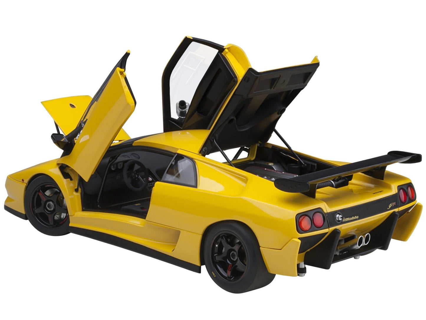 Lamborghini Diablo SV-R Superfly Yellow 1/18 Model Car by Autoart-DiecastModeler.com