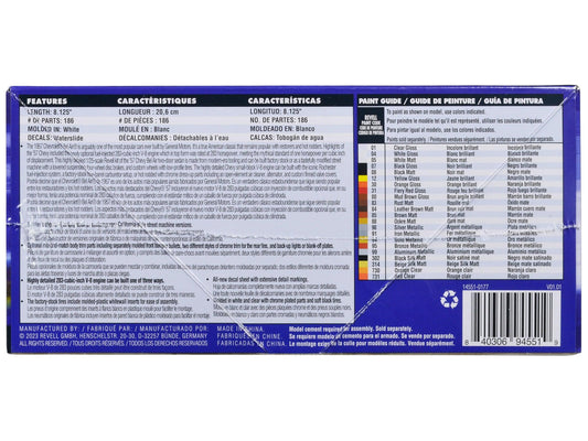 Level 5 Model Kit 1957 Chevrolet Bel Air 2-in-1 Kit 1/25 Scale Model by Revell-DiecastModeler.com