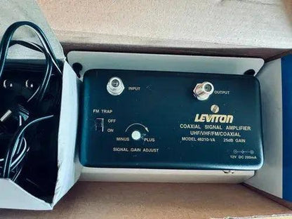 Leviton Coaxial Signal Amplifier-DiecastModeler.com