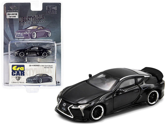 Lexus LC500 LB Works RHD (Right Hand Drive) Dark Black Limited Edition to 1200 pieces 1/64 Diecast Model Car by Era Car-DiecastModeler.com