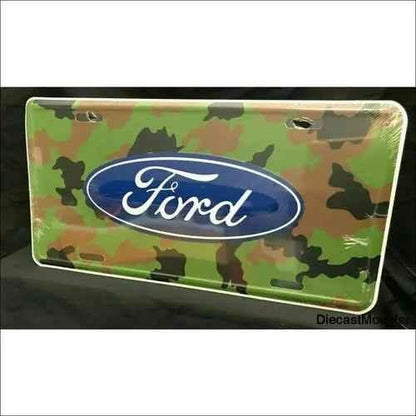 License Plate: Ford Sign-DiecastModeler.com