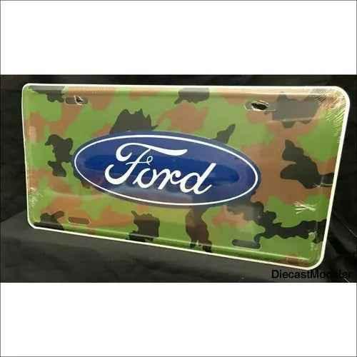 License Plate: Ford Sign-DiecastModeler.com
