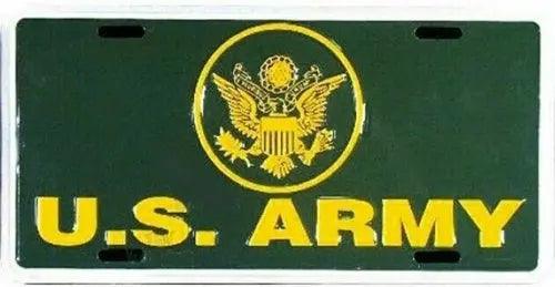License Plate: US ARMY Sign-DiecastModeler.com