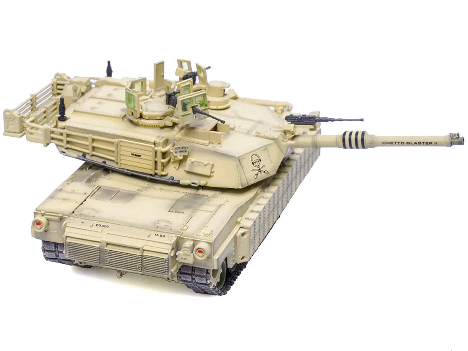 M1A2 TUSK I Battle Tank "Ghetto Blaster II" "U.S. Army 3rd Squadron 3rd Armoured Cavalry Regiment FOB Hammer Iraq" (2011) 1/72 Diecast Model by Panzerkampf-DiecastModeler.com