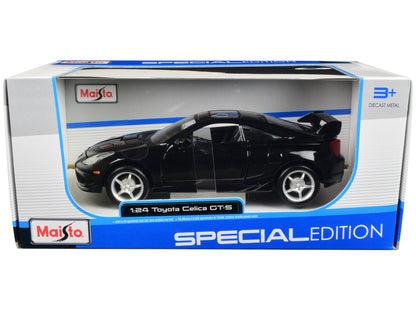 Toyota Celica GT-S Black "Special Edition" Series 1/24 Diecast Model Car by Maisto