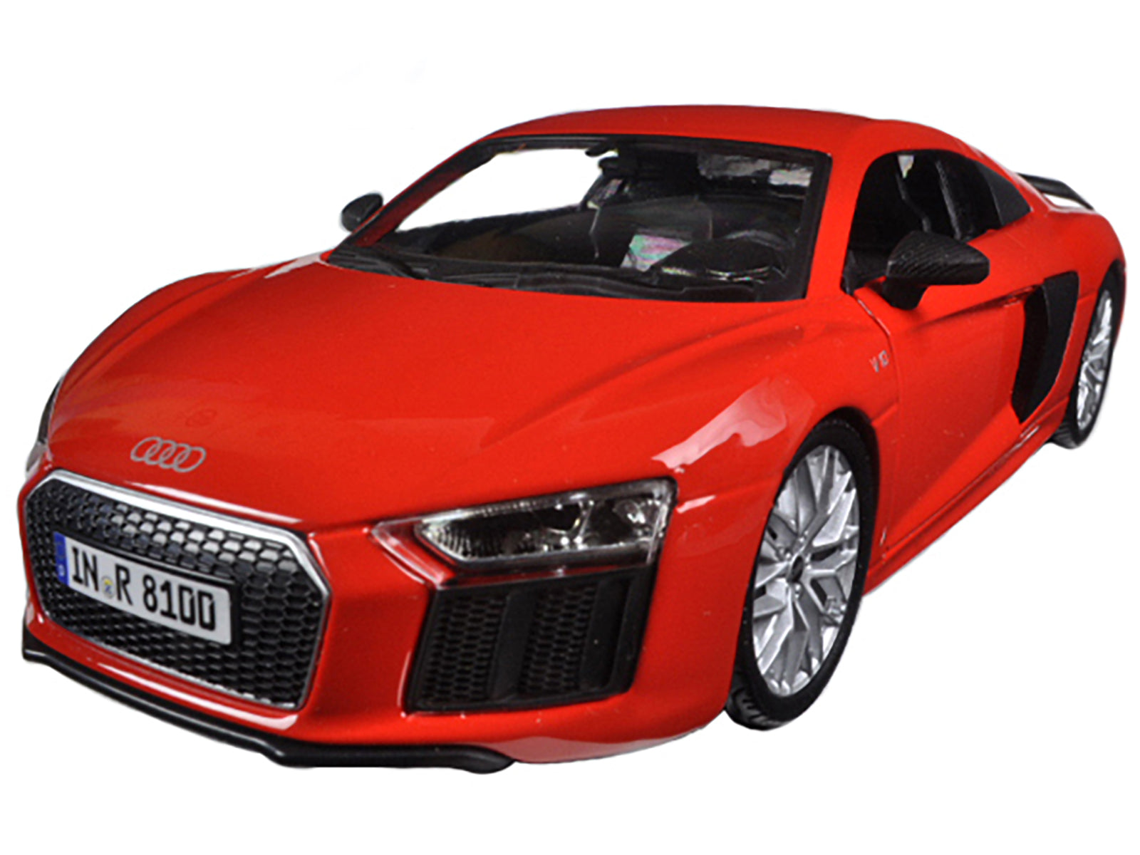 Audi R8 V10 Plus Red Special Edition 1/24 Diecast Model Car by Maisto-DiecastModeler.com