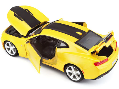 2016 Chevrolet Camaro SS Yellow 1/18 Diecast Model Car by Maisto