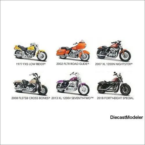 Maisto- Harley-Davidson Motorcycles Series 38-1/18 scale die-cast model FLSTSB-DiecastModeler.com