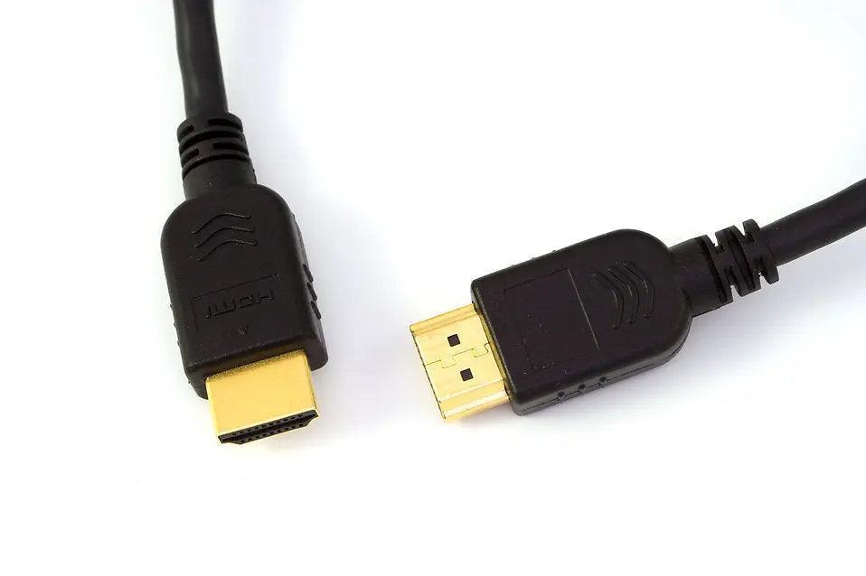Male to Male 25 foot HDMI Cable with Gold-Plated Connectors - Black-DiecastModeler.com