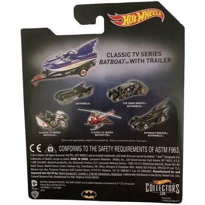 Mattel Hot Wheels - Batman Premium 1:50 scale diecast model. TV Series Batboat-DiecastModeler.com