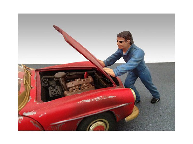 Mechanic Ken Figurine for 1/18 Scale Models by American Diorama-DiecastModeler.com