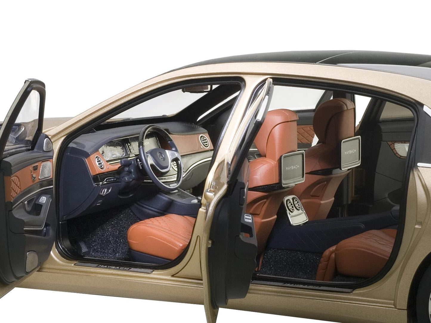 Mercedes Maybach S Class S600 Champagne Gold 1/18 Model Car by Autoart-DiecastModeler.com