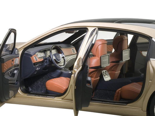 Mercedes Maybach S Class S600 Champagne Gold 1/18 Model Car by Autoart-DiecastModeler.com