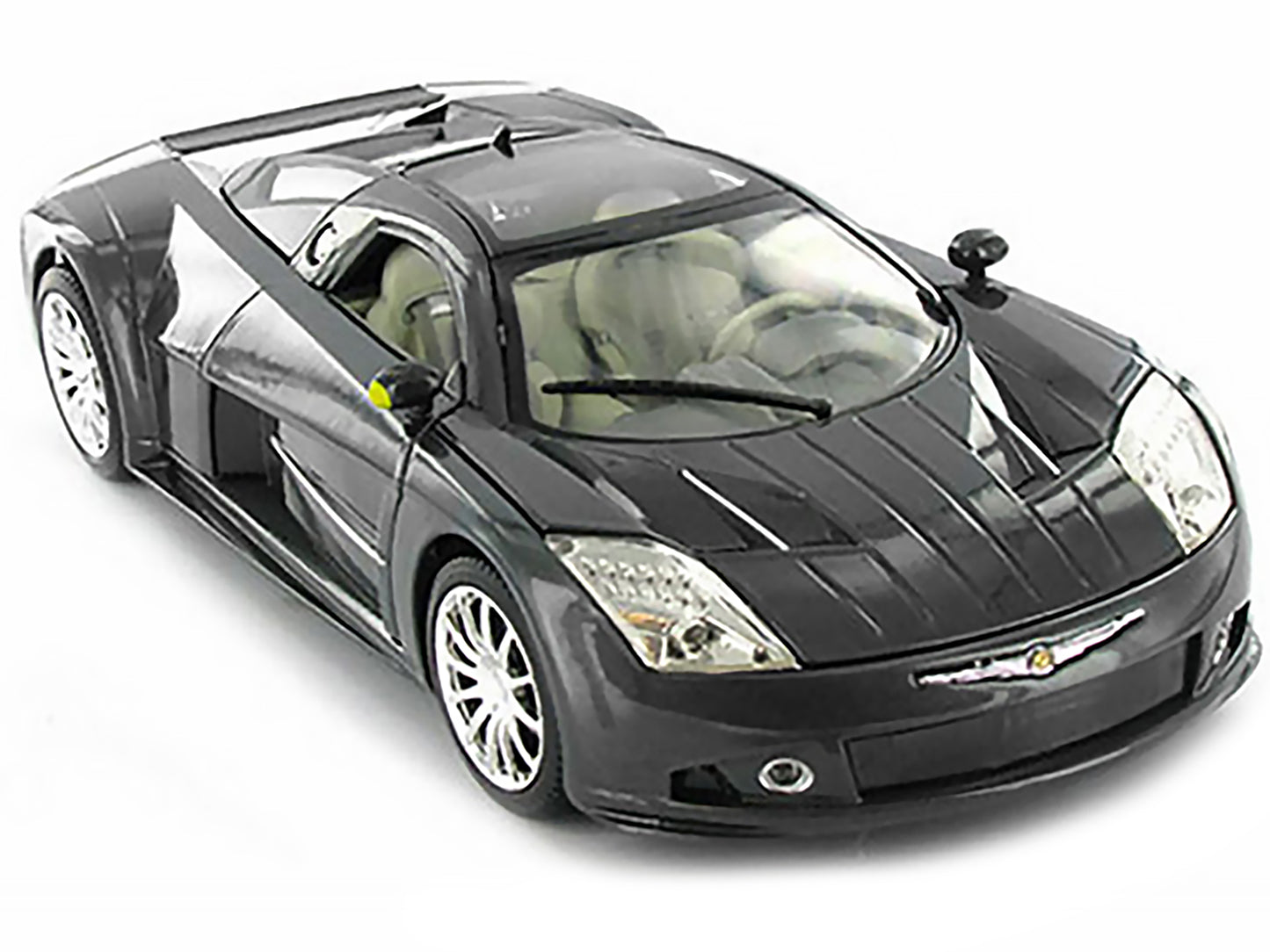Chrysler Me Four Twelve Concept Car Grey 1/18 Diecast Model Car by Motormax-DiecastModeler.com