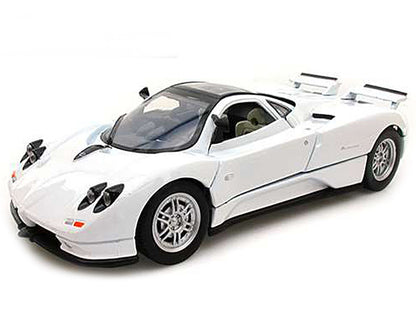 Pagani Zonda C12 White 1/24 Diecast Car Model by Motormax