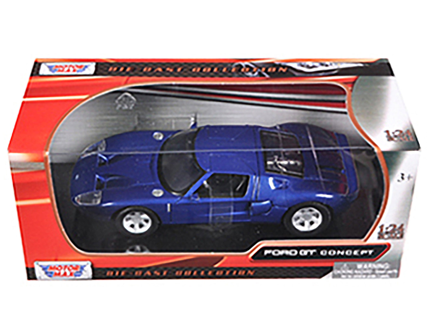 Ford GT Blue 1/24 Diecast Car Model by Motormax