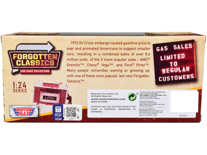 1974 Ford Maverick Red "Forgotten Classics" Series 1/24 Diecast Model Car by Motormax