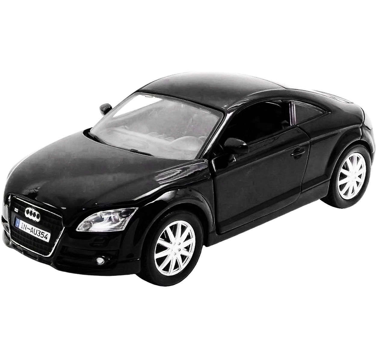 Audi TT Coupe Black 1/24 Diecast Model Car by Motormax-DiecastModeler.com