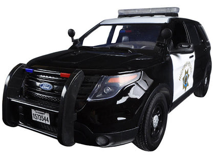 2015 Ford PI Utility Interceptor CHP California Highway Patrol 1/18 Diecast Model Car by Motormax
