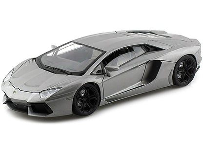 Lamborghini Aventador LP700-4 Gray Metallic 1/18 Diecast Model Car by Motormax-DiecastModeler.com
