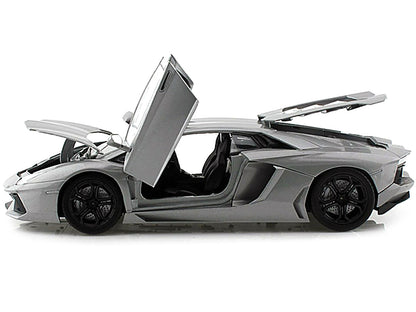 Lamborghini Aventador LP700-4 Gray Metallic 1/18 Diecast Model Car by Motormax-DiecastModeler.com