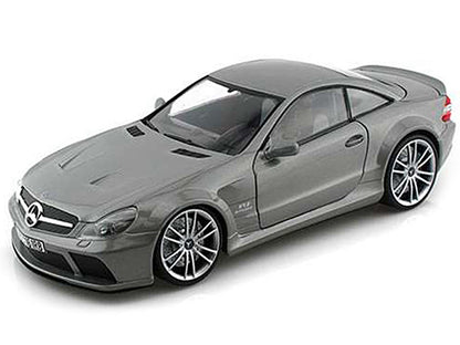 Mercedes SL65 AMG Black Series (R230) Grey 1/18 Diecast Model Car by Motormax