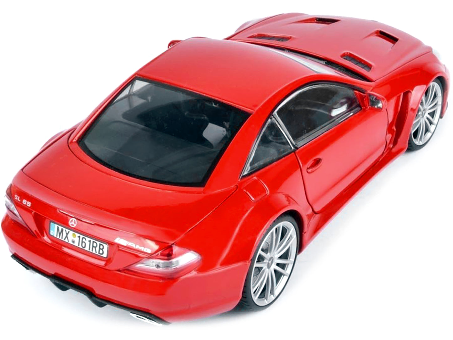 Mercedes SL65 AMG Black Series (R230) Red 1/18 Diecast Model Car by Motormax-DiecastModeler.com