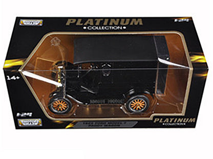 1925 Ford Model T Paddy Wagon Black 1/24 Diecast Model Car by Motormax