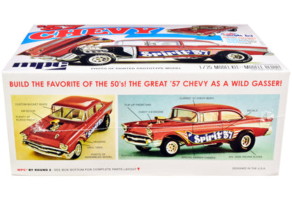 Skill 2 Model Kit 1957 Chevrolet Gasser Flip Nose "Spirit of 57" 1/25 Scale Model by MPC