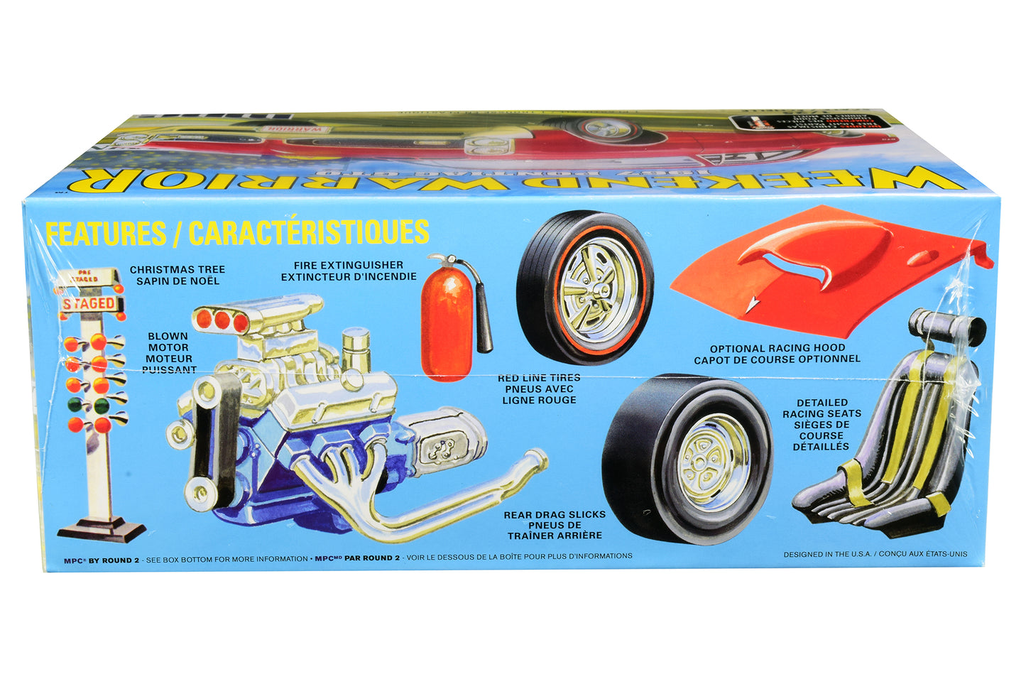 Skill 3 Model Kit 1967 Pontiac GTO "Weekend Warrior" 3 in 1 Kit 1/25 Scale Model by MPC