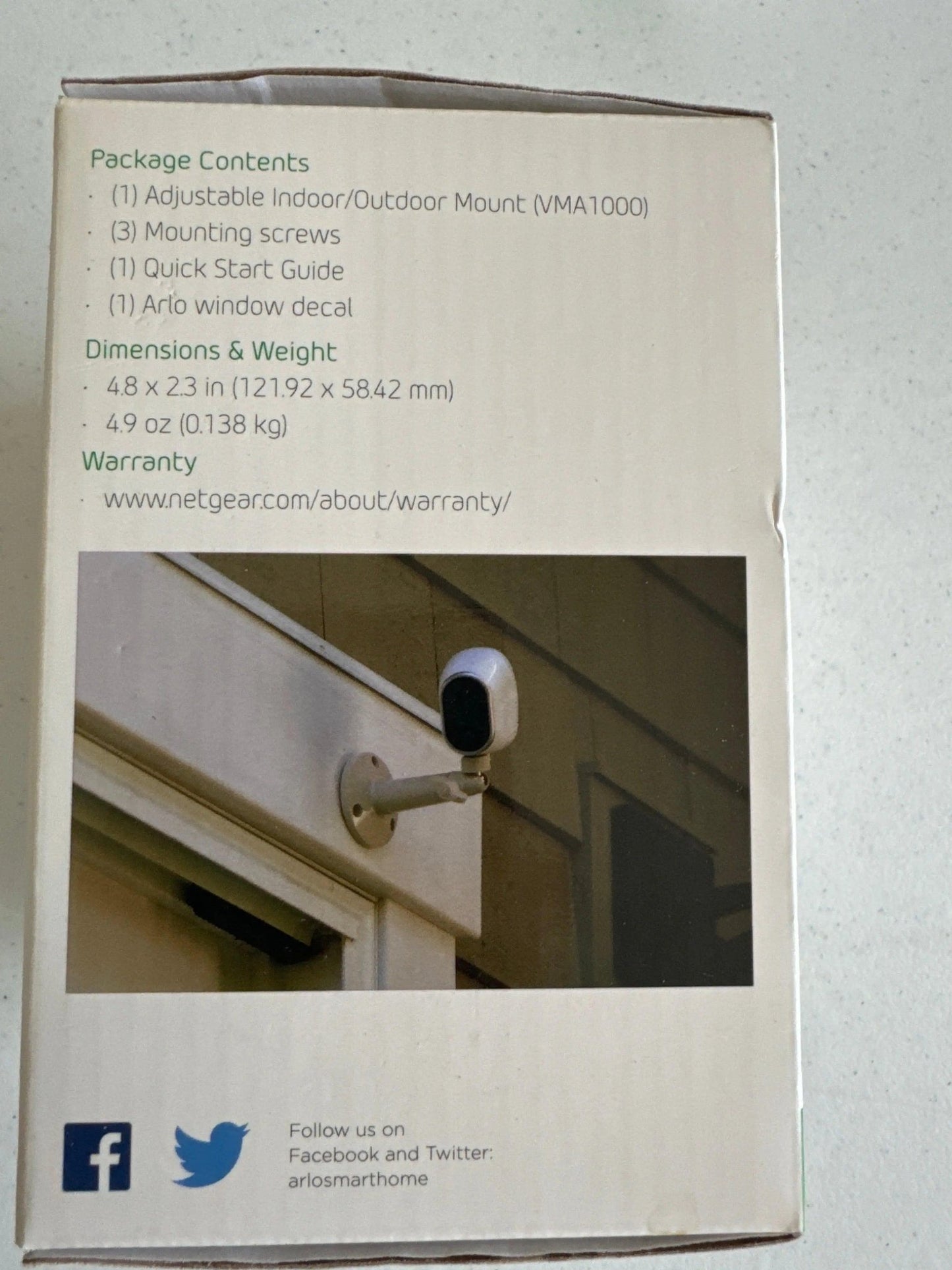 Netgear Arlo adjustable indoor outdoor mount for camera.-DiecastModeler.com