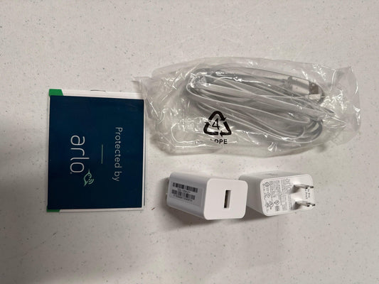 Netgear Arlo charging cable and plug-DiecastModeler.com