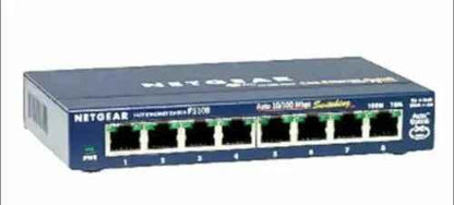 NETGEAR ProSafe FS108 8-Port 10/100 Fast Ethernet Desktop Switch-DiecastModeler.com