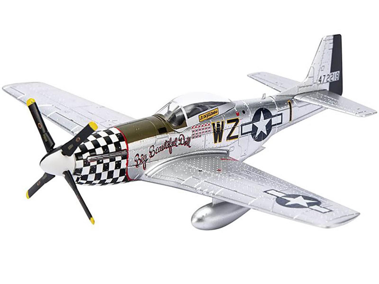 North American P-51D Mustang Fighter Aircraft "Big Beautiful Doll" "Col. John Landers 78th FG" "Collector Series" 1/72 Diecast Model by Air Force 1-DiecastModeler.com
